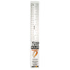 Easy Read Ruler-Flexible Clear Version-Pkg of 12